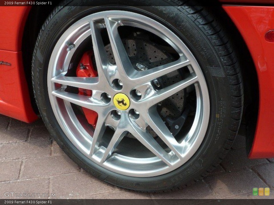 2009 Ferrari F430 Spider F1 Wheel and Tire Photo #69021940