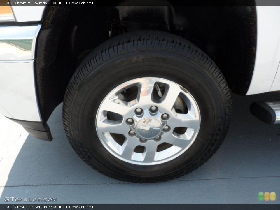 2011 Chevrolet Silverado 3500HD LT Crew Cab 4x4 Wheel and Tire Photo #69025507