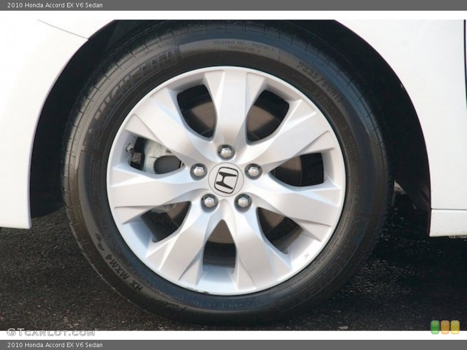 2010 Honda Accord EX V6 Sedan Wheel and Tire Photo #69035423