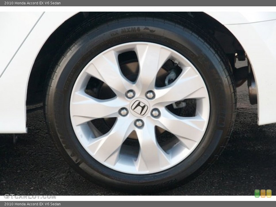 2010 Honda Accord EX V6 Sedan Wheel and Tire Photo #69035432