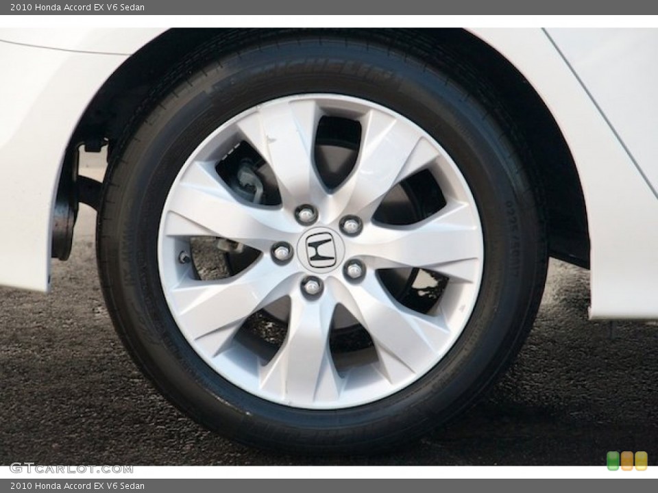 2010 Honda Accord EX V6 Sedan Wheel and Tire Photo #69035441
