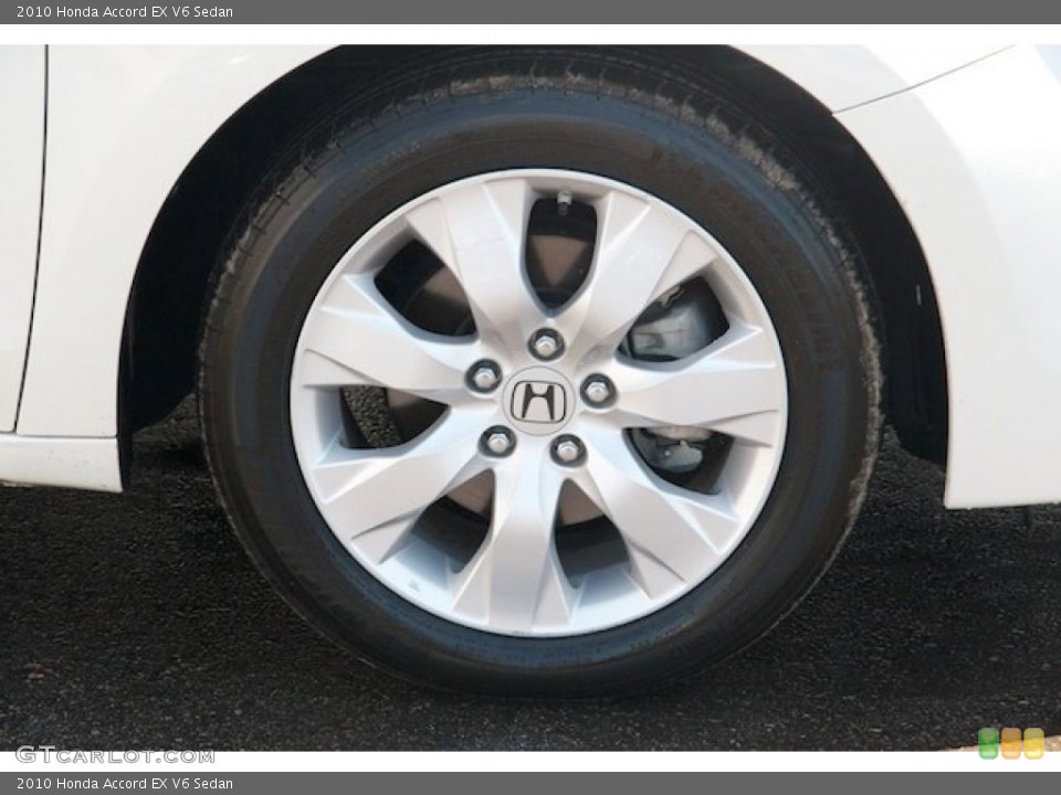 2010 Honda Accord EX V6 Sedan Wheel and Tire Photo #69035450