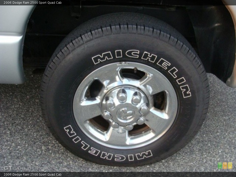 2006 Dodge Ram 2500 Sport Quad Cab Wheel and Tire Photo #69035759