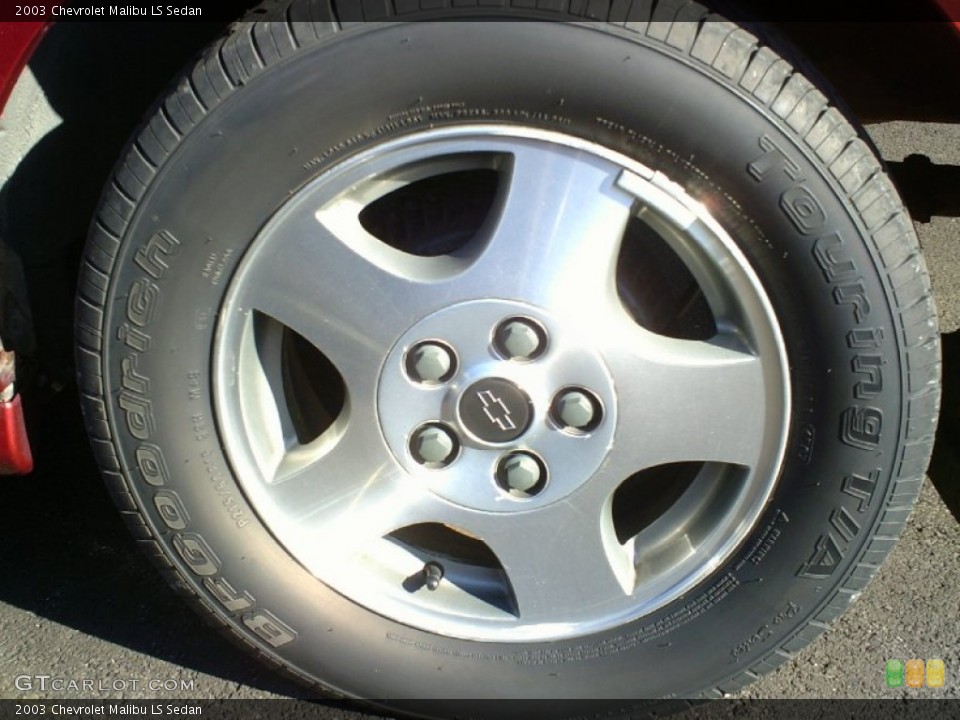 2003 Chevrolet Malibu LS Sedan Wheel and Tire Photo #69037682