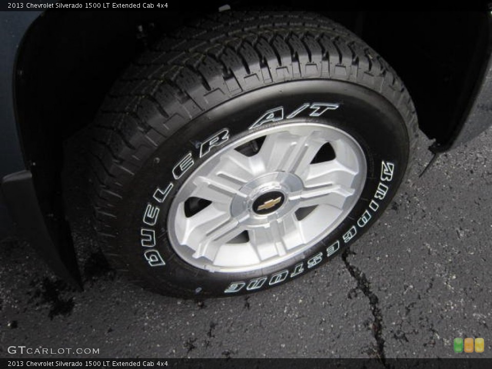 2013 Chevrolet Silverado 1500 LT Extended Cab 4x4 Wheel and Tire Photo #69043487