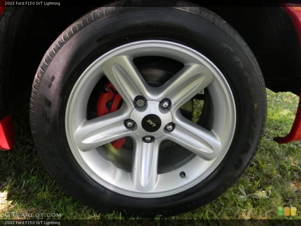 2003 Ford F150 SVT Lightning Wheel and Tire Photo #69044564