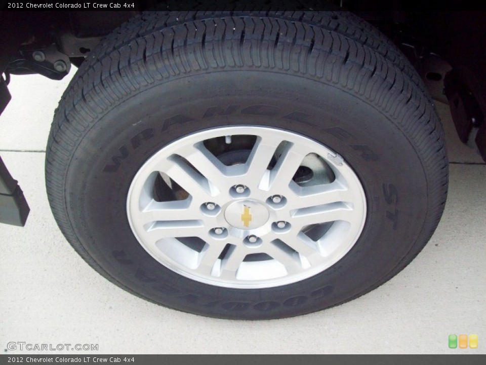 2012 Chevrolet Colorado LT Crew Cab 4x4 Wheel and Tire Photo #69048563
