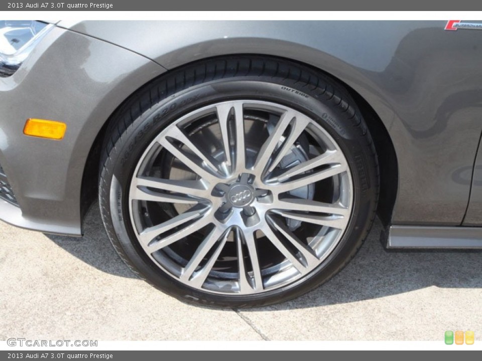 2013 Audi A7 3.0T quattro Prestige Wheel and Tire Photo #69049697
