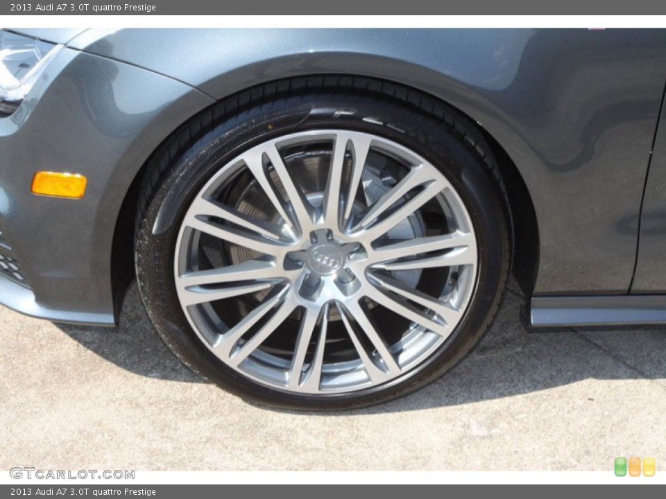 2013 Audi A7 3.0T quattro Prestige Wheel and Tire Photo #69049982