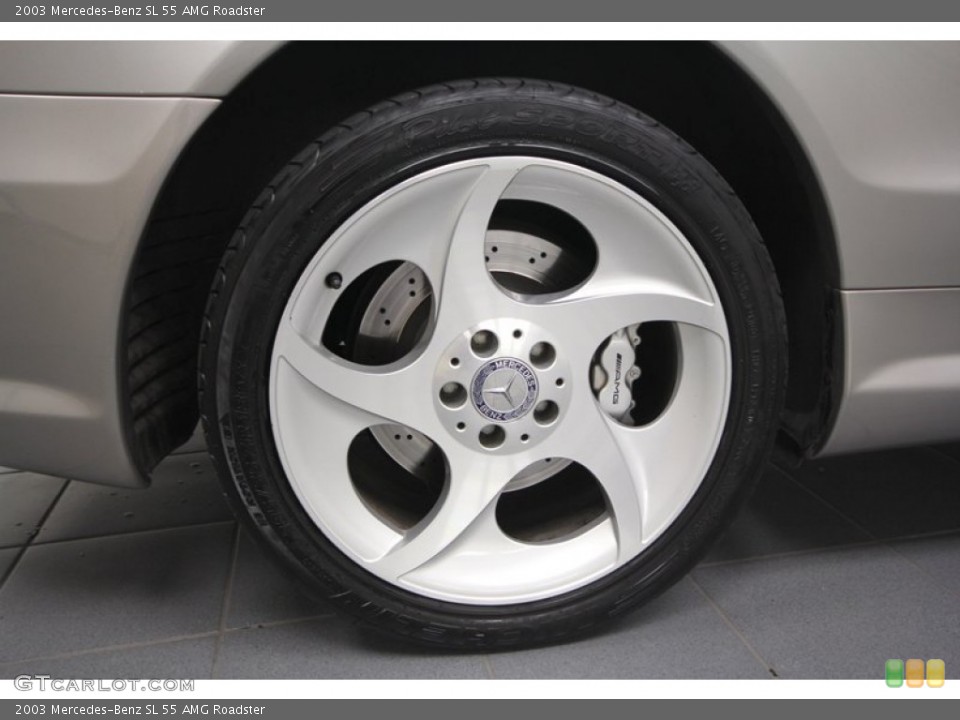 2003 Mercedes-Benz SL 55 AMG Roadster Wheel and Tire Photo #69056291