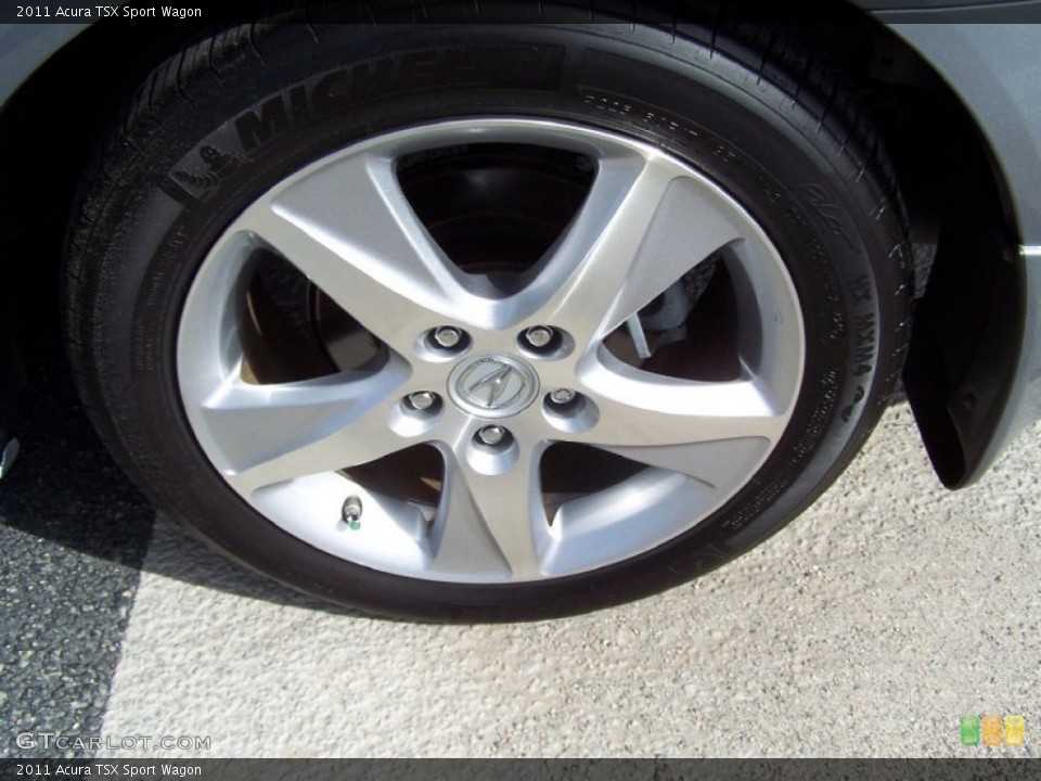 2011 Acura TSX Sport Wagon Wheel and Tire Photo #69058367