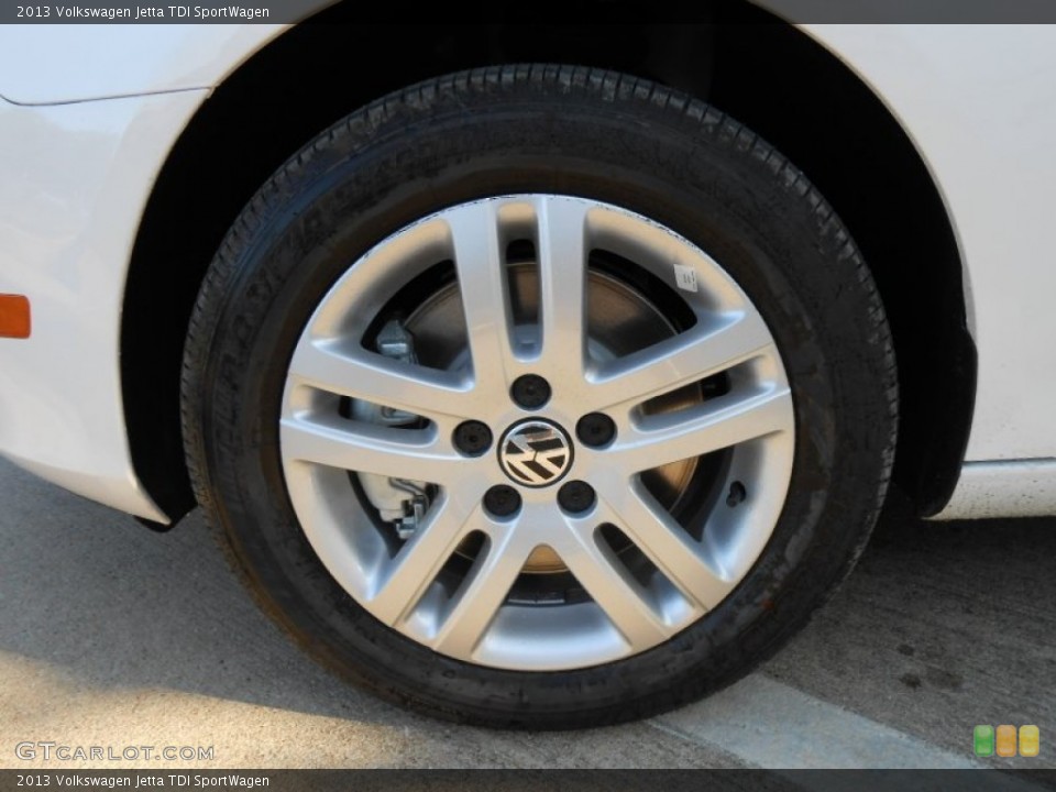 2013 Volkswagen Jetta TDI SportWagen Wheel and Tire Photo #69061217