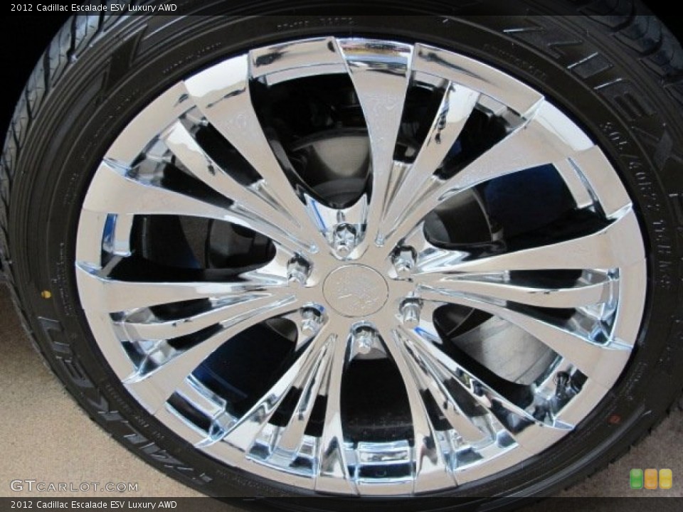 2012 Cadillac Escalade Custom Wheel and Tire Photo #69071828