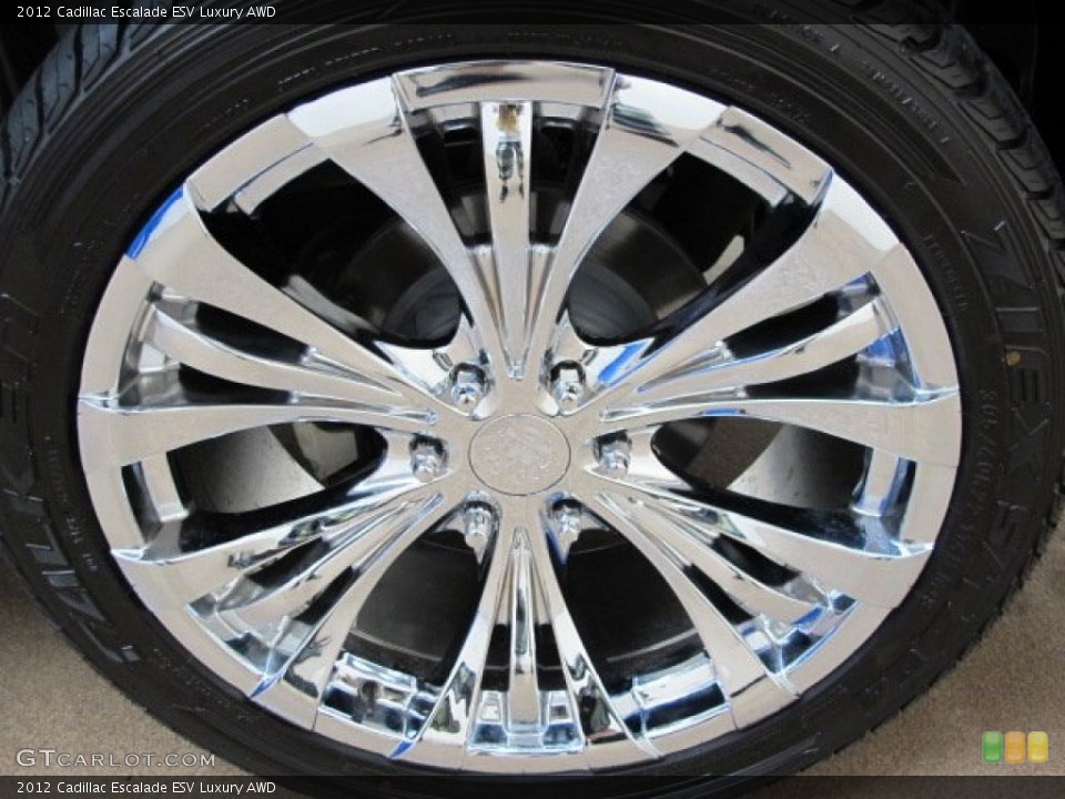 2012 Cadillac Escalade Custom Wheel and Tire Photo #69071846