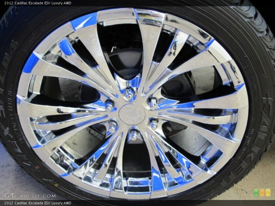 2012 Cadillac Escalade Custom Wheel and Tire Photo #69071855