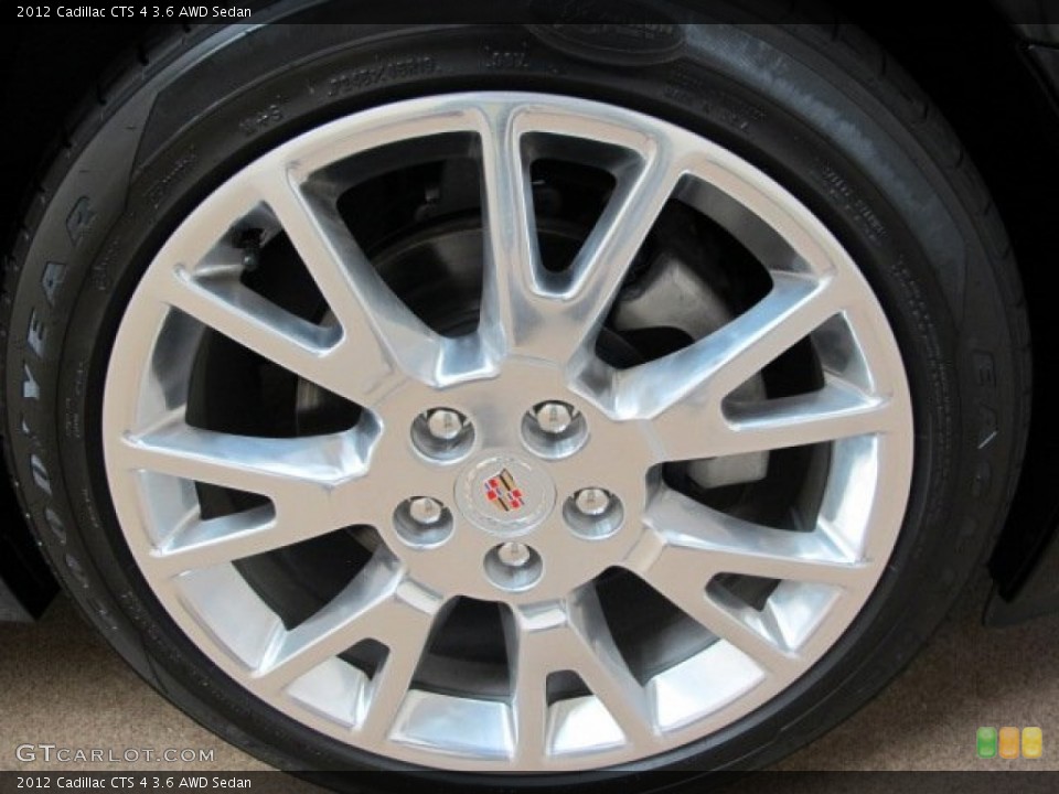 2012 Cadillac CTS 4 3.6 AWD Sedan Wheel and Tire Photo #69072578