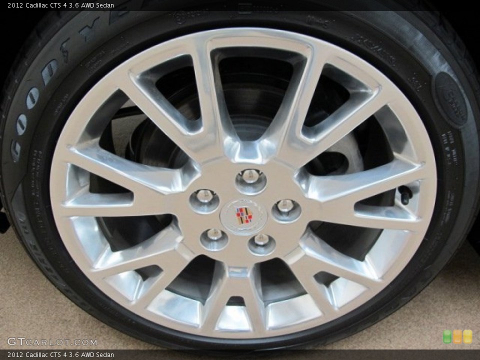 2012 Cadillac CTS 4 3.6 AWD Sedan Wheel and Tire Photo #69072587