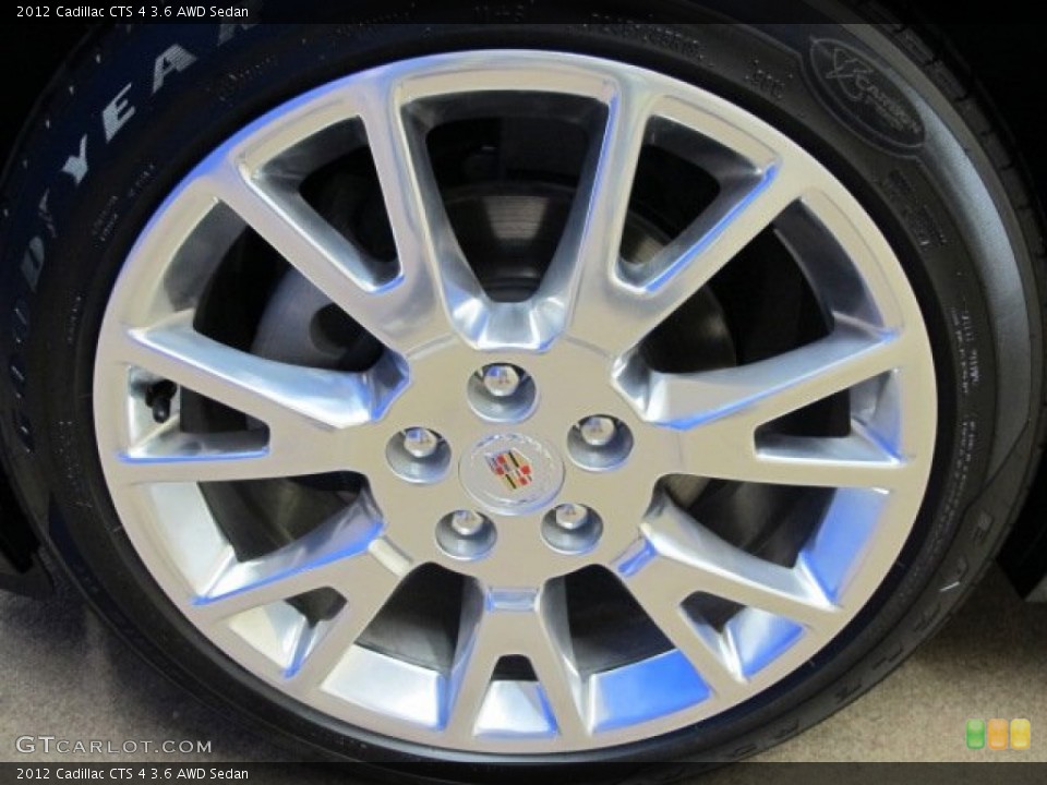 2012 Cadillac CTS 4 3.6 AWD Sedan Wheel and Tire Photo #69072608