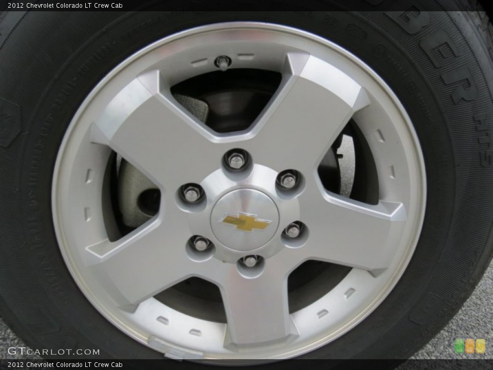 2012 Chevrolet Colorado LT Crew Cab Wheel and Tire Photo #69074806