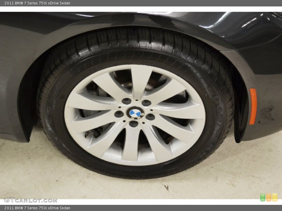 2011 BMW 7 Series 750i xDrive Sedan Wheel and Tire Photo #69076556