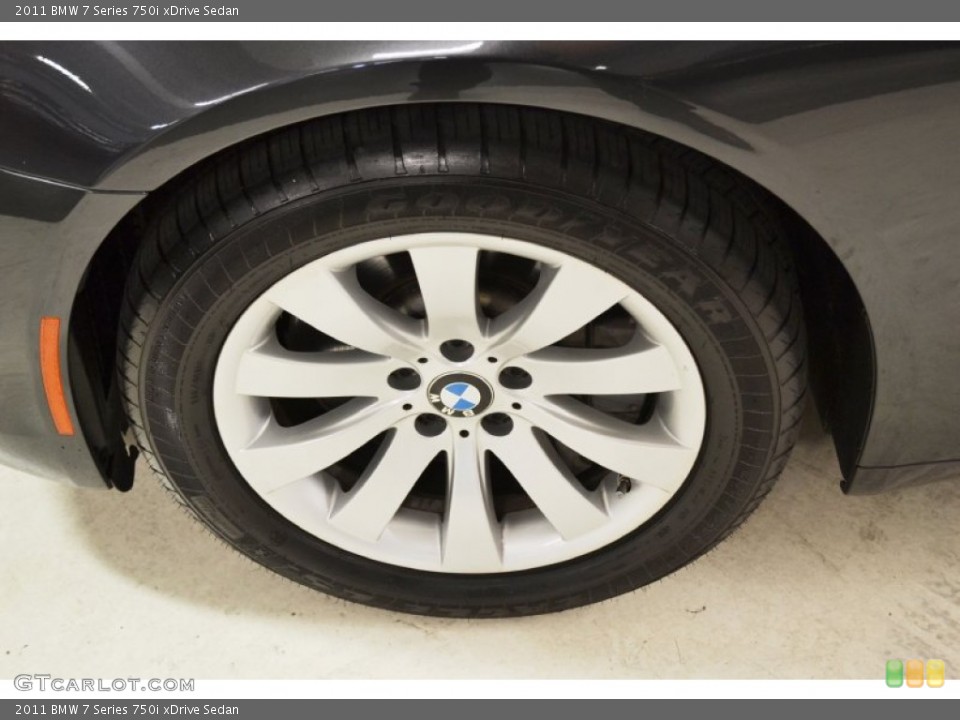 2011 BMW 7 Series 750i xDrive Sedan Wheel and Tire Photo #69076607