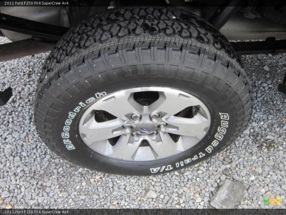 2011 Ford F150 FX4 SuperCrew 4x4 Wheel and Tire Photo #69081146