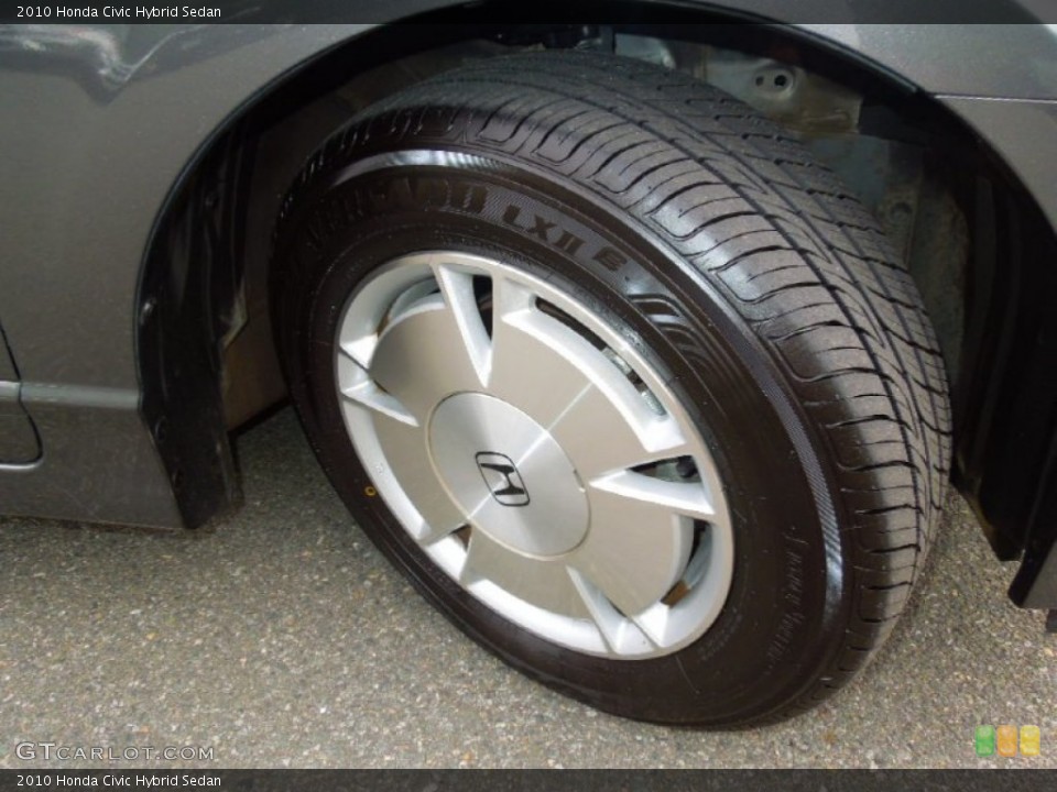 2010 Honda Civic Hybrid Sedan Wheel and Tire Photo #69095465
