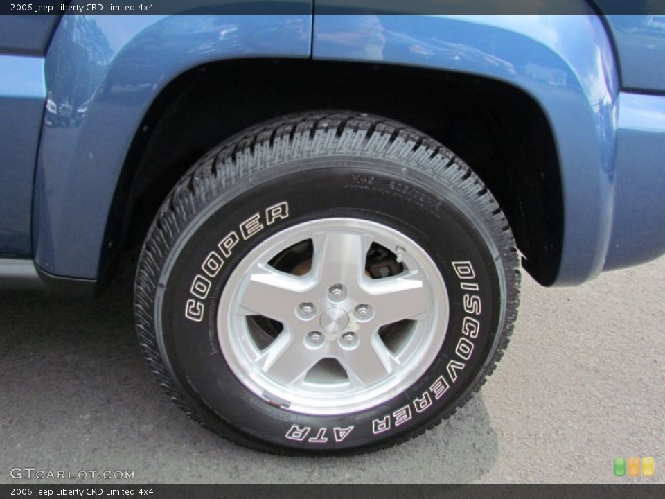 2006 Jeep Liberty CRD Limited 4x4 Wheel and Tire Photo #69097093