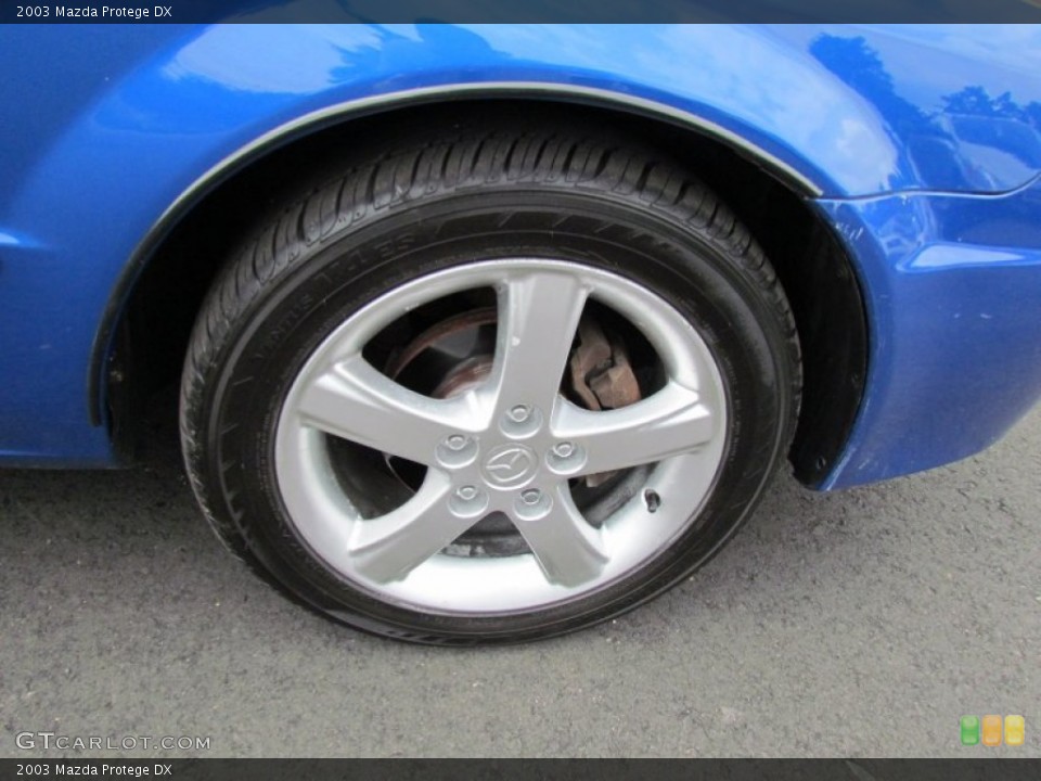 2003 Mazda Protege DX Wheel and Tire Photo #69097324