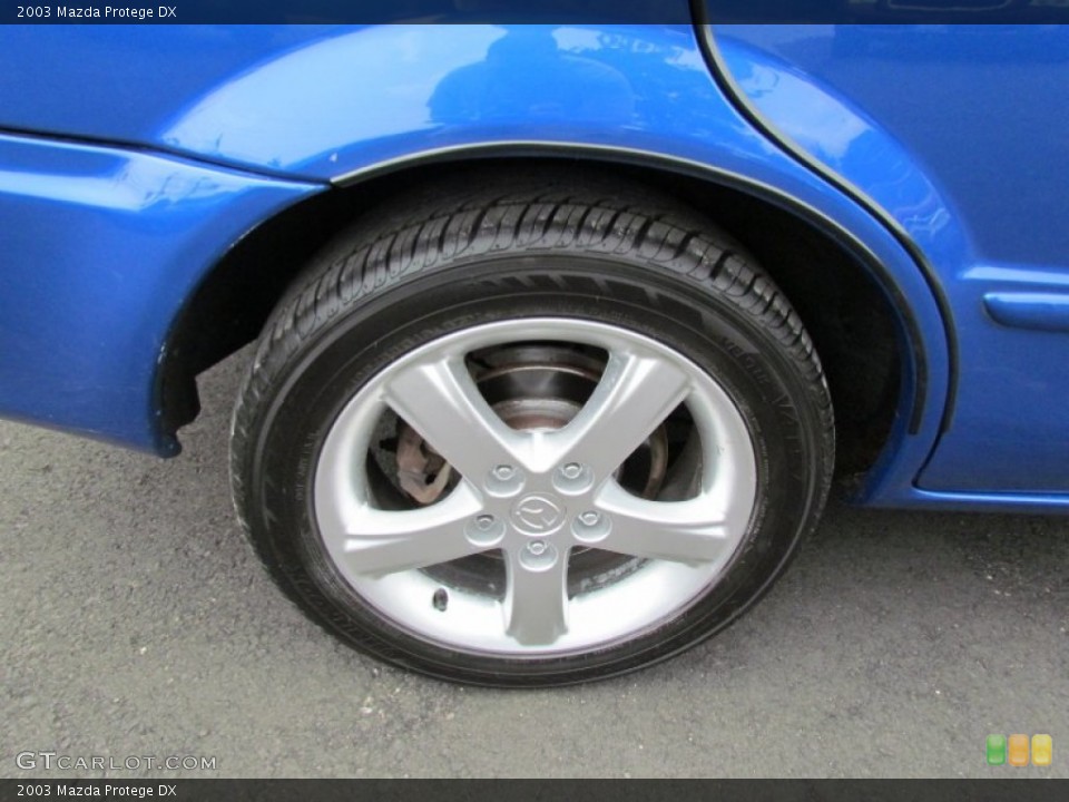 2003 Mazda Protege DX Wheel and Tire Photo #69097343