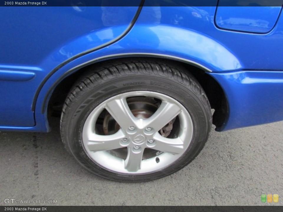2003 Mazda Protege DX Wheel and Tire Photo #69097379