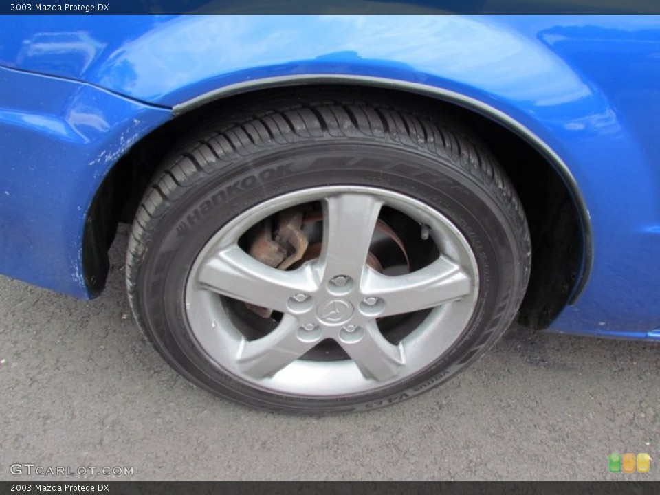 2003 Mazda Protege DX Wheel and Tire Photo #69097397