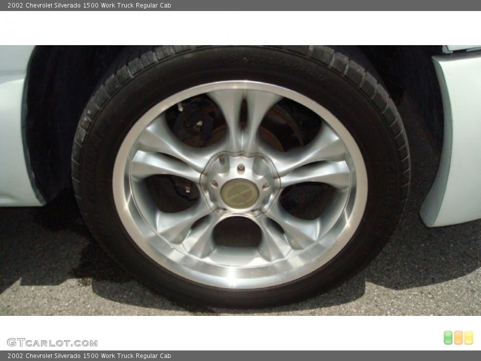 2002 Chevrolet Silverado 1500 Custom Wheel and Tire Photo #69108752
