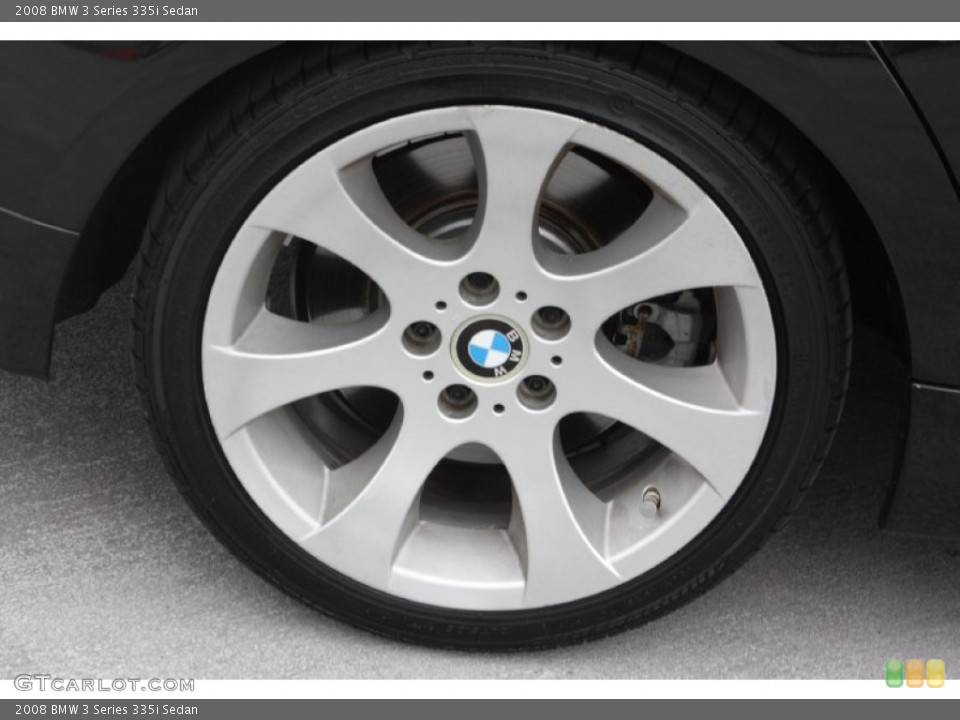 2008 BMW 3 Series 335i Sedan Wheel and Tire Photo #69110855
