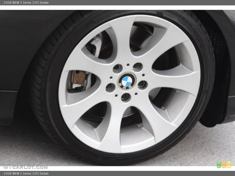 2008 BMW 3 Series 335i Sedan Wheel and Tire Photo #69110864