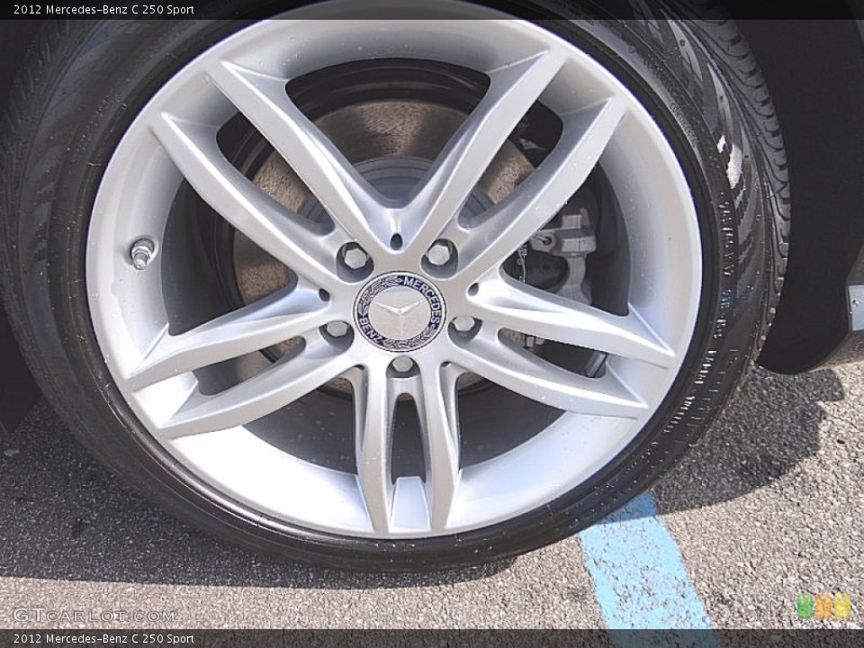2012 Mercedes-Benz C 250 Sport Wheel and Tire Photo #69112811