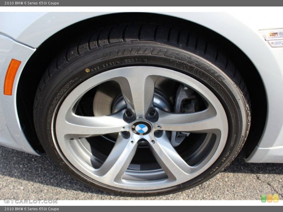 2010 BMW 6 Series 650i Coupe Wheel and Tire Photo #69114458