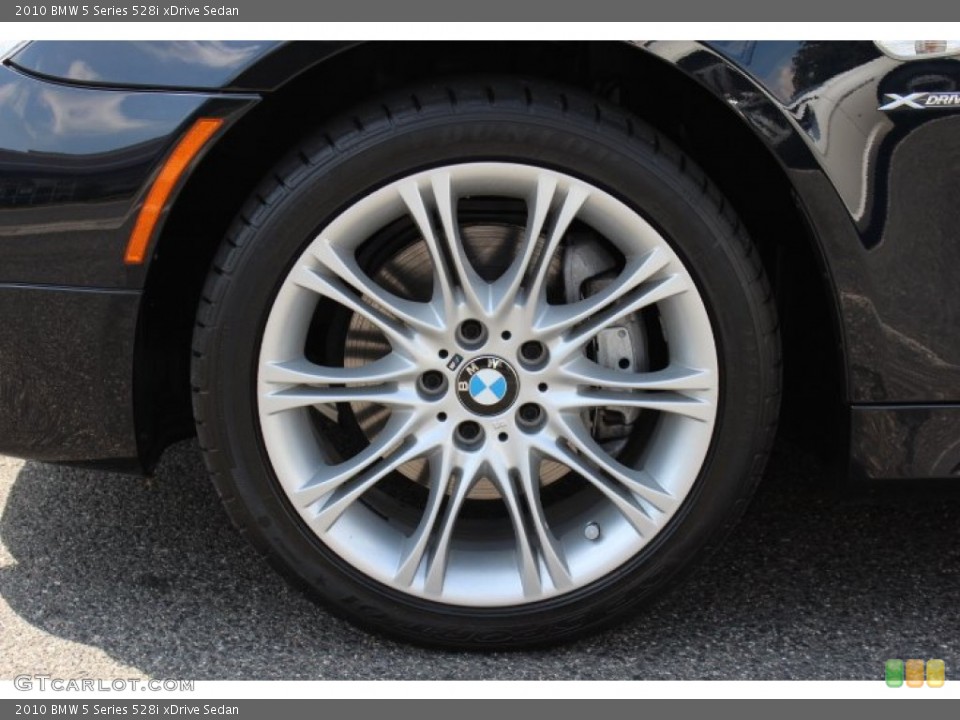 2010 BMW 5 Series 528i xDrive Sedan Wheel and Tire Photo #69115052