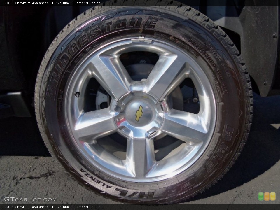 2013 Chevrolet Avalanche LT 4x4 Black Diamond Edition Wheel and Tire Photo #69117538