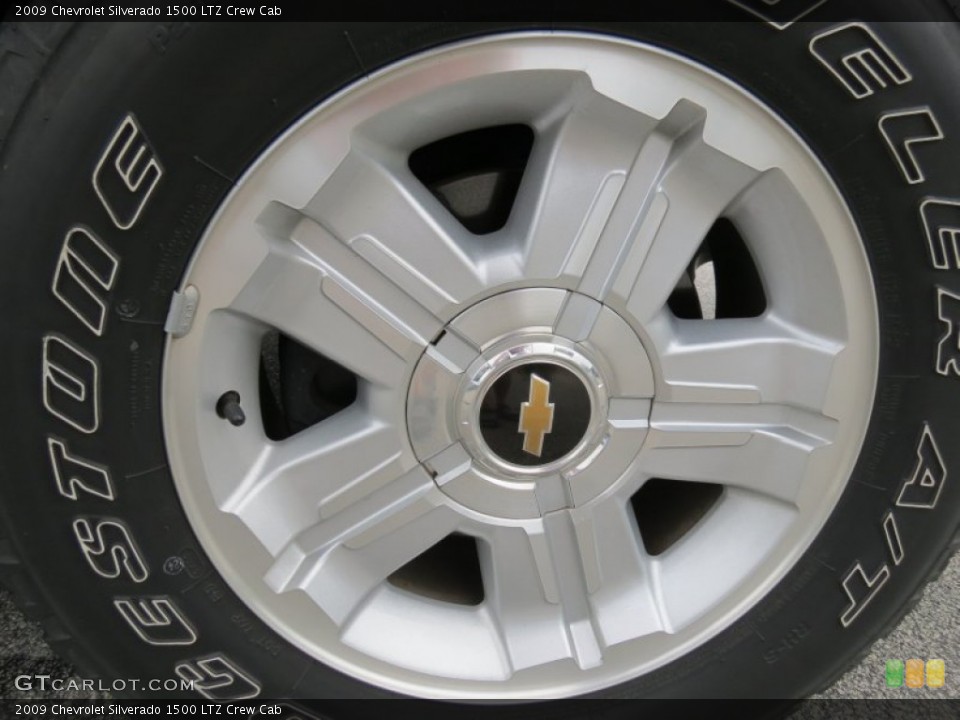 2009 Chevrolet Silverado 1500 LTZ Crew Cab Wheel and Tire Photo #69118529