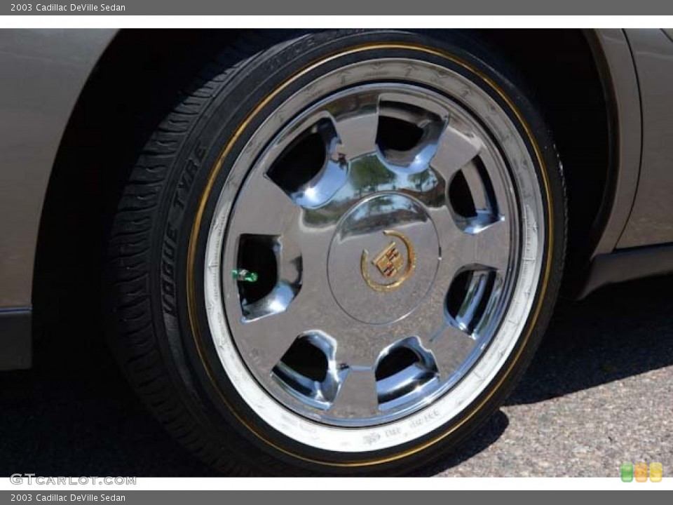 2003 Cadillac DeVille Sedan Wheel and Tire Photo #69119300