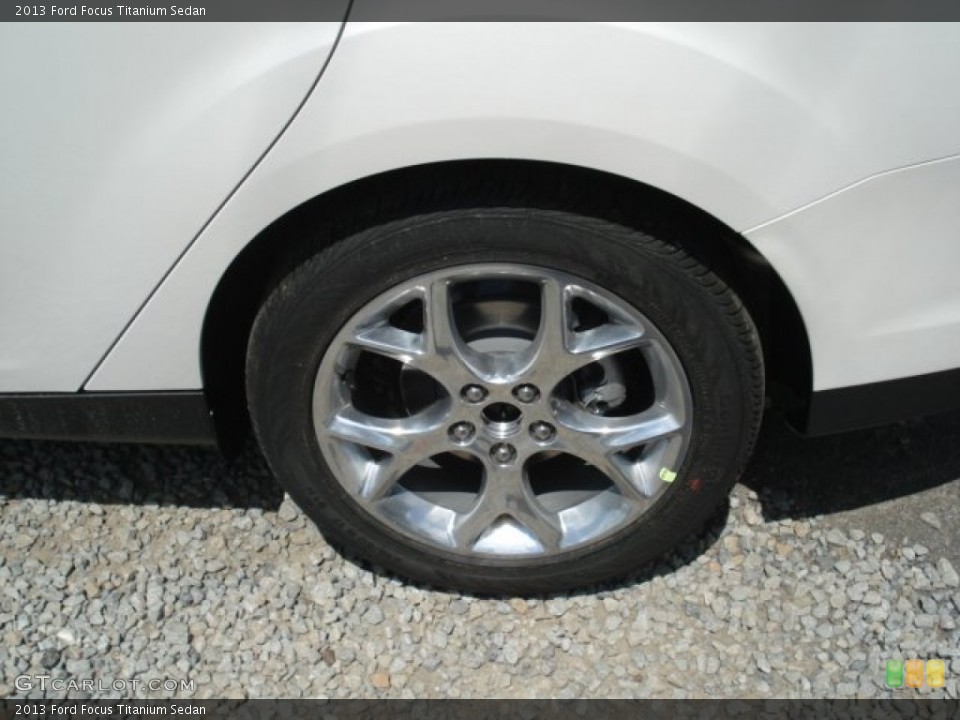 2013 Ford Focus Titanium Sedan Wheel and Tire Photo #69124268