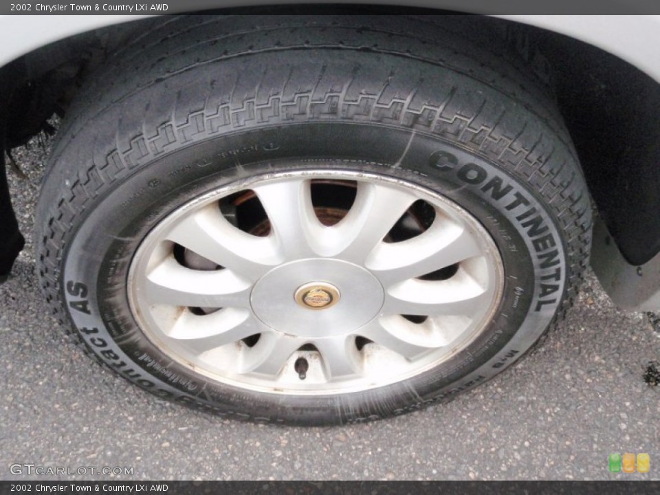 2002 Chrysler Town & Country LXi AWD Wheel and Tire Photo #69128819