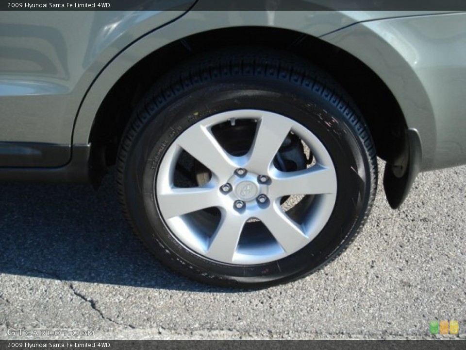 2009 Hyundai Santa Fe Limited 4WD Wheel and Tire Photo #69131009