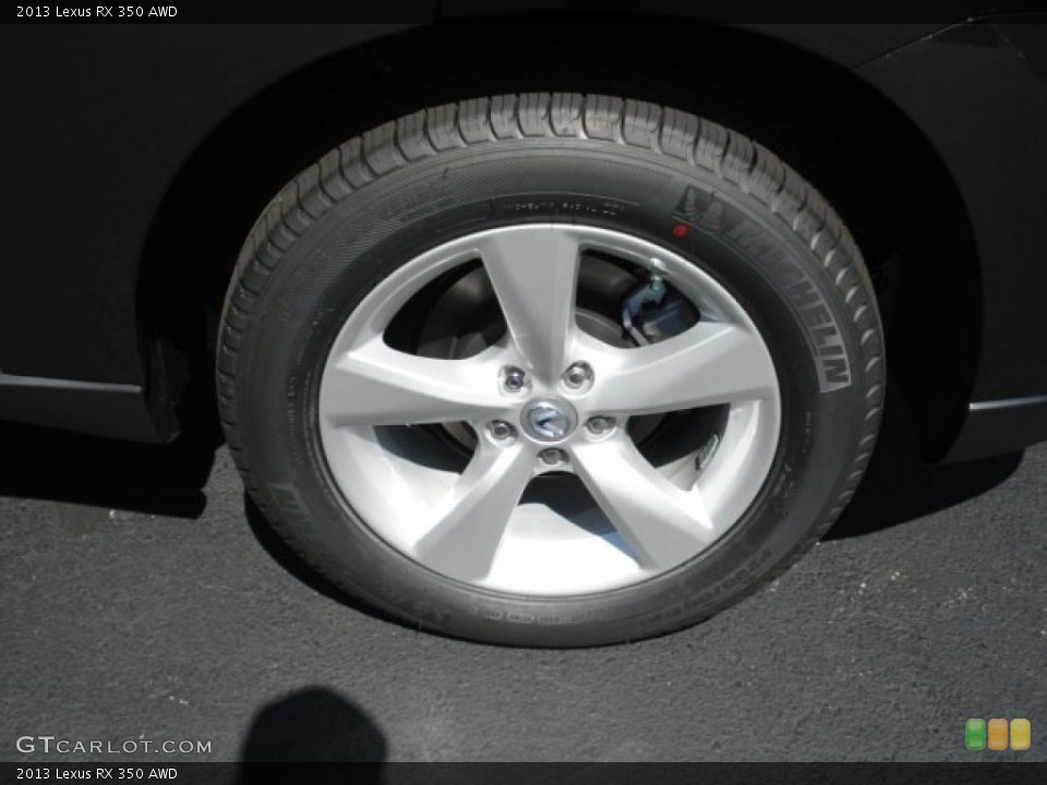 2013 Lexus RX 350 AWD Wheel and Tire Photo #69131324