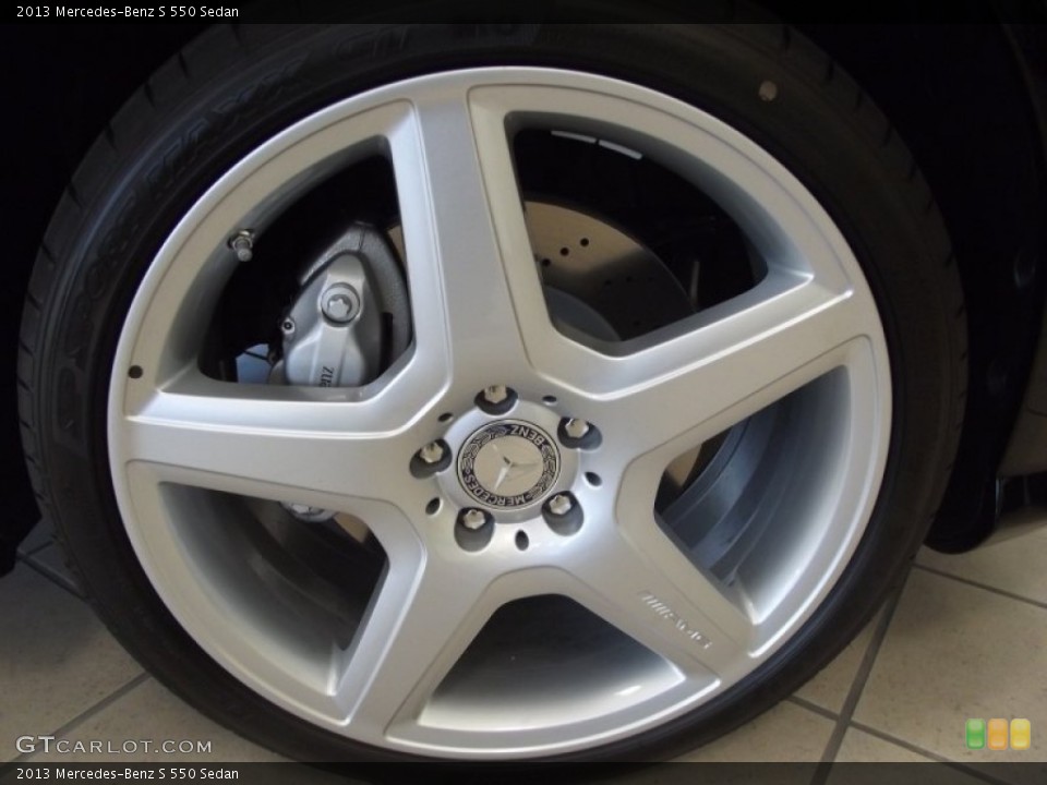 2013 Mercedes-Benz S 550 Sedan Wheel and Tire Photo #69133166