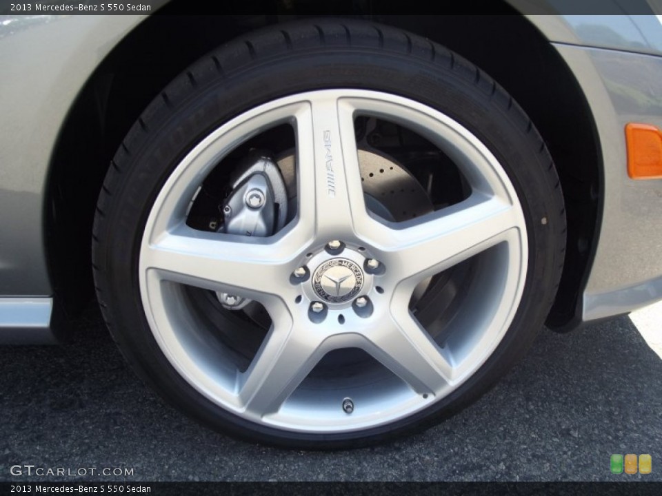 2013 Mercedes-Benz S 550 Sedan Wheel and Tire Photo #69133625
