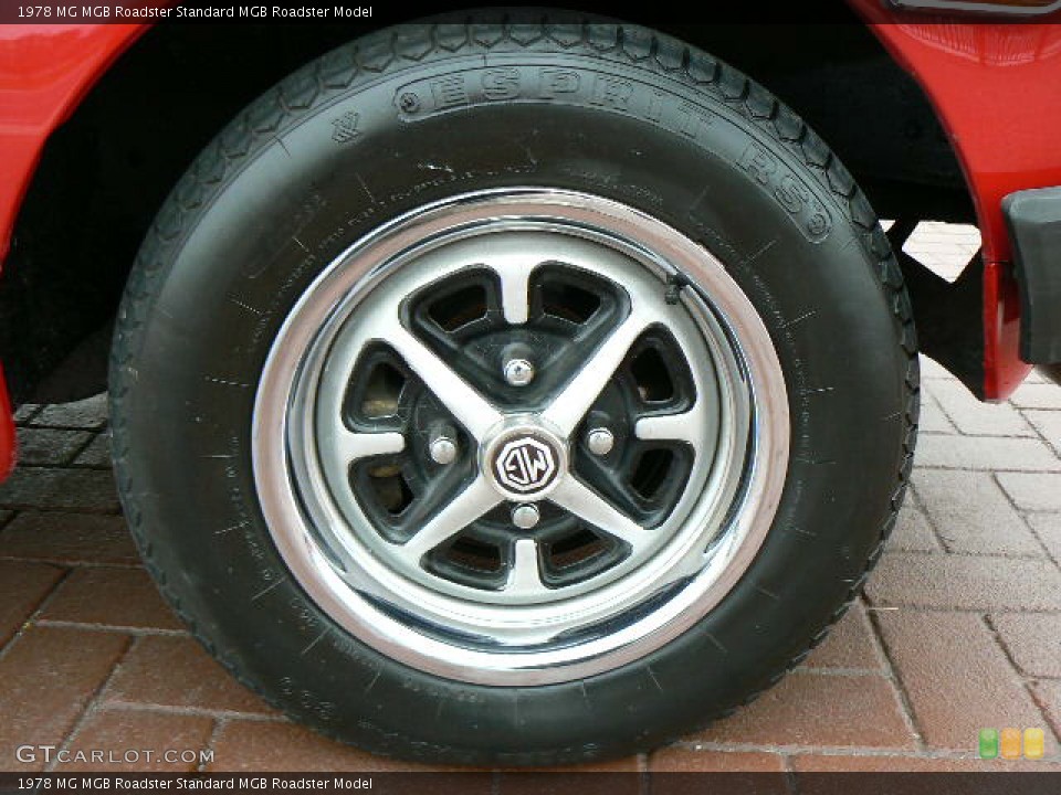1978 MG MGB Roadster  Wheel and Tire Photo #691347