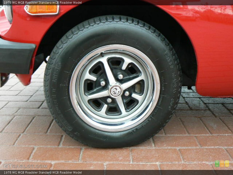 1978 MG MGB Roadster  Wheel and Tire Photo #691354