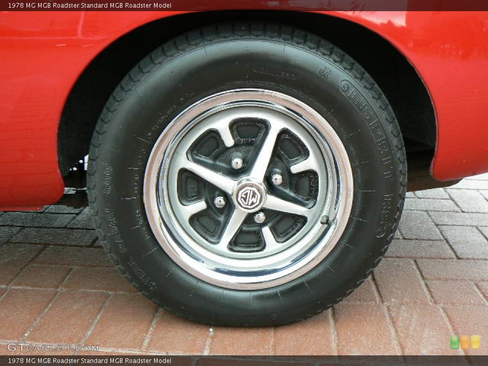 1978 MG MGB Roadster  Wheel and Tire Photo #691361